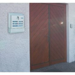 Alternative view of Rottner Jubilee 40 Edelstahl-Briefkasten