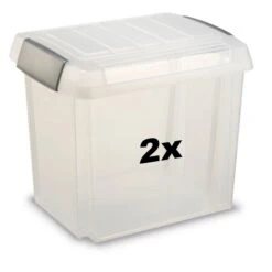 BRB Ordnerboxen 50 Liter 2 Stück