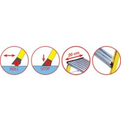 Krause "Rolly" Doppel-Klapptritt, 2 X 2 Stufen, Alu 9 Krause "Rolly" Doppel-Klapptritt, 2 X 2 Stufen, Alu -Kessler-Shop 1473715000 prod 005
