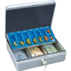 Rottner Wien Geldkassette Silber