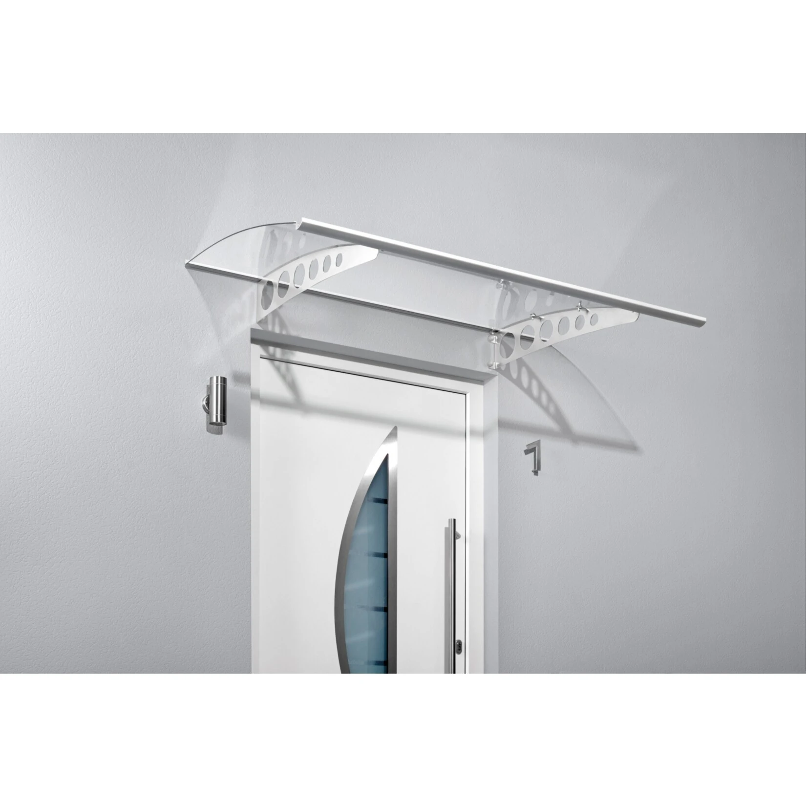 Gutta Typ PT/ET Pultvordach Edelstahl, 160 X 90 Cm