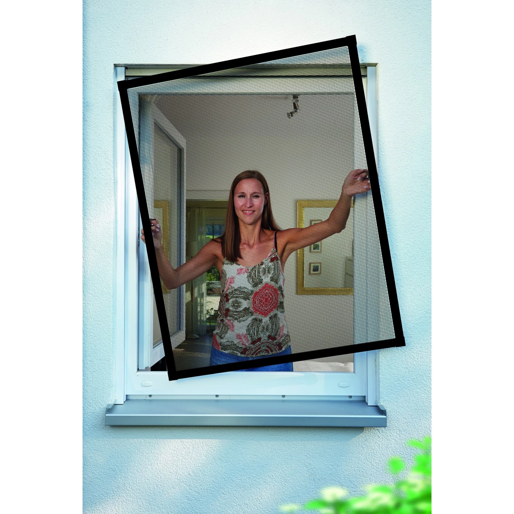 Schellenberg Insektenschutz-Fenster Premium, Anthrazit, 100x120 Cm 1 Schellenberg Insektenschutz-Fenster Premium, Anthrazit, 100x120 Cm