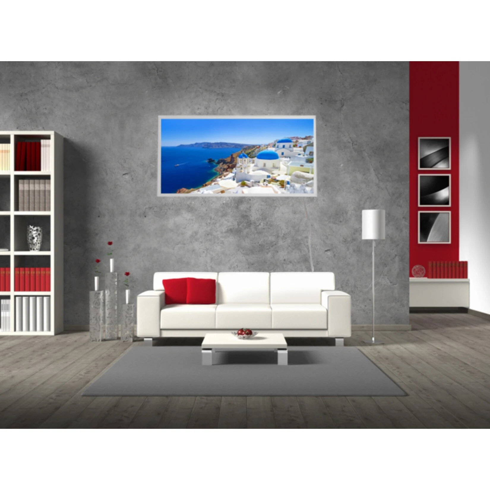 Mauk Infrarot Wandheizung Haus Am Meer/Santorini 300 W