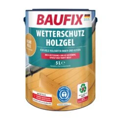 BAUFIX Wetterschutz-Holzgel Eiche Hell, 5 Liter