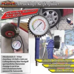 Mauk Druckluft Reifenfüller (Manometer Ø 6,3 Cm) 10 Bar -Kessler-Shop 1831246000 prod 004