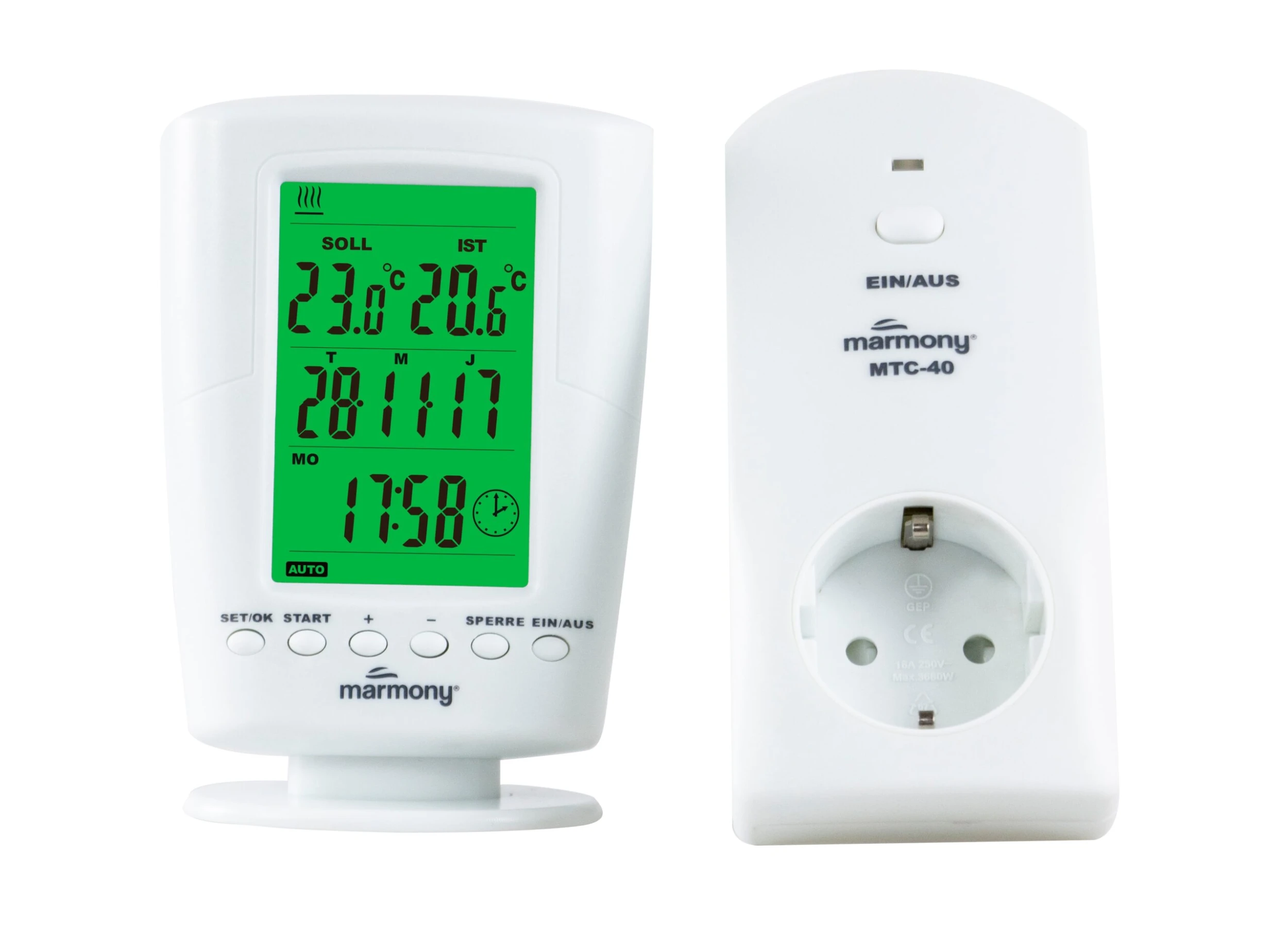 Marmony 800W Infrarot-Heizung Motiv "Raindrops" Mit Thermostat MTC-40 2 Marmony 800W Infrarot-Heizung Motiv "Raindrops" Mit Thermostat MTC-40 – Bild 2