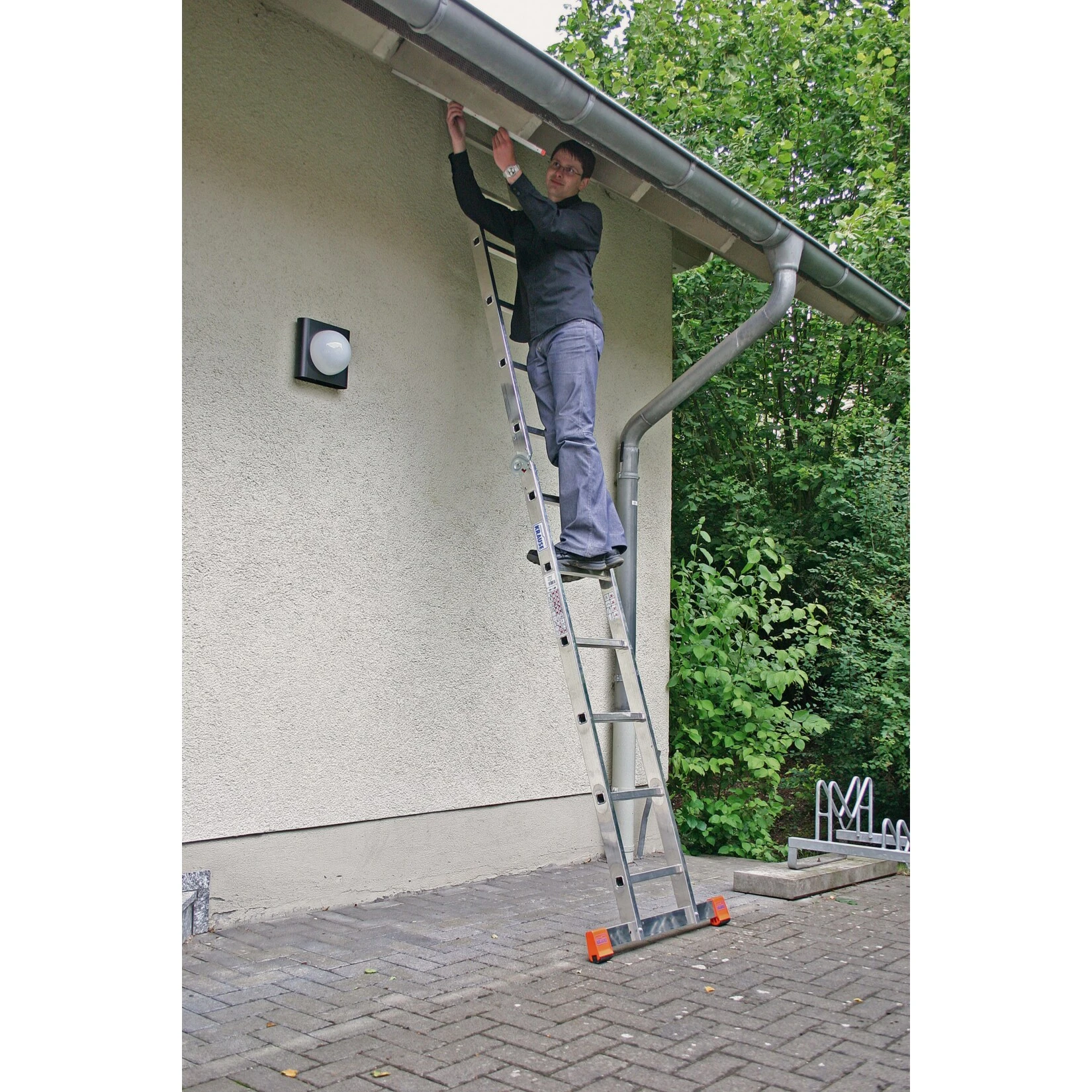 Krause "Trimatic" Gelenkleiter - 2 X 6 Sprossen 4 Krause "Trimatic" Gelenkleiter - 2 X 6 Sprossen – Bild 4