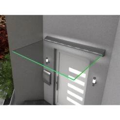 Gutta HD LED-Echtglas-Vordach 160 X 100 Cm