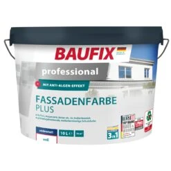 BAUFIX Professional Fassadenfarbe Plus, 10 Liter