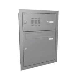 Alternative view of Gutta BS PLUS 160 Rechteckvordach Mit Seitenteil Rechts Und Briefkasten Fuka V2A