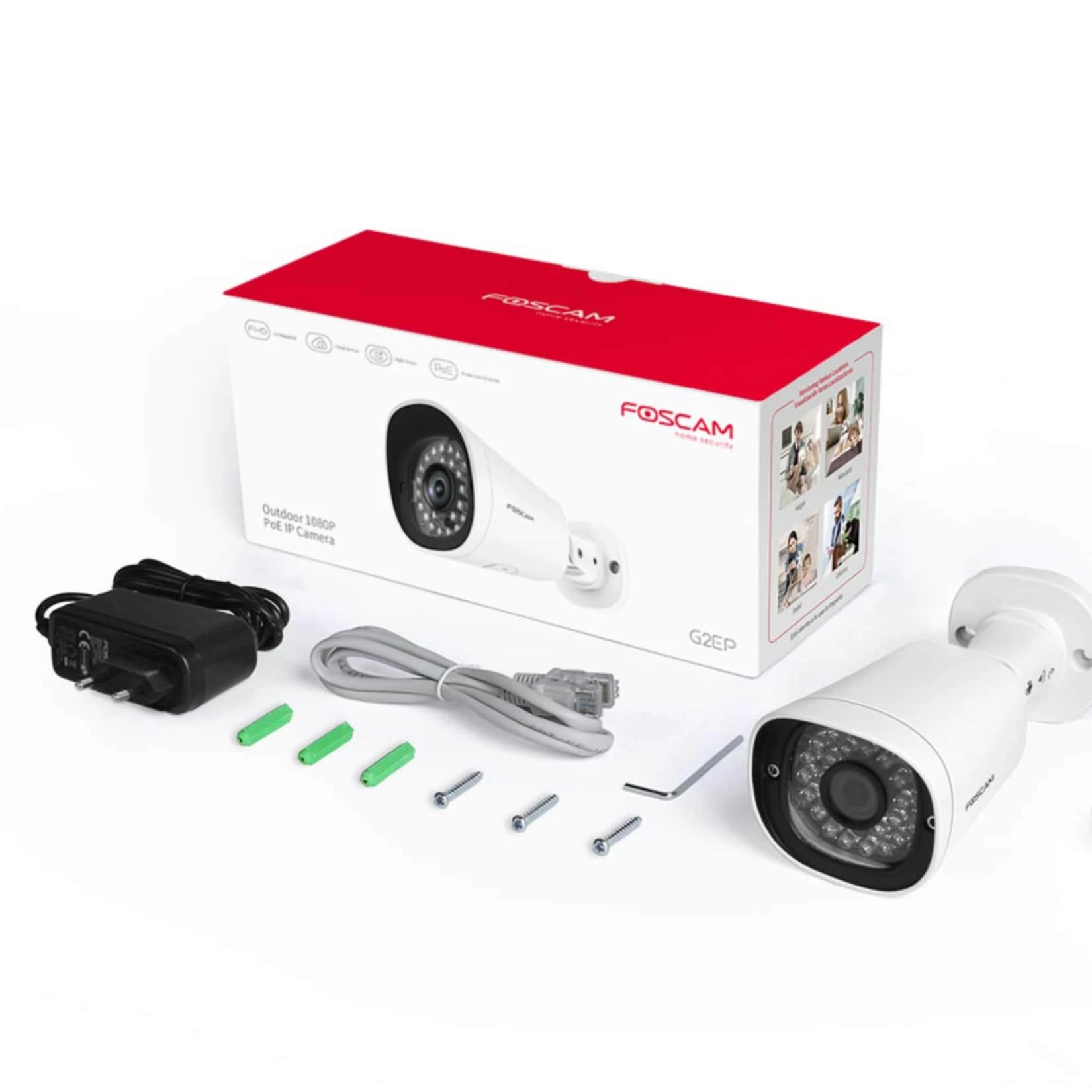 Foscam G2EP 2 MP Full HD PoE IP Überwachungskamera – Bild 6