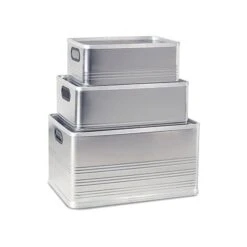 BRB Aluminium-Kästen-Set B, 79 Liter