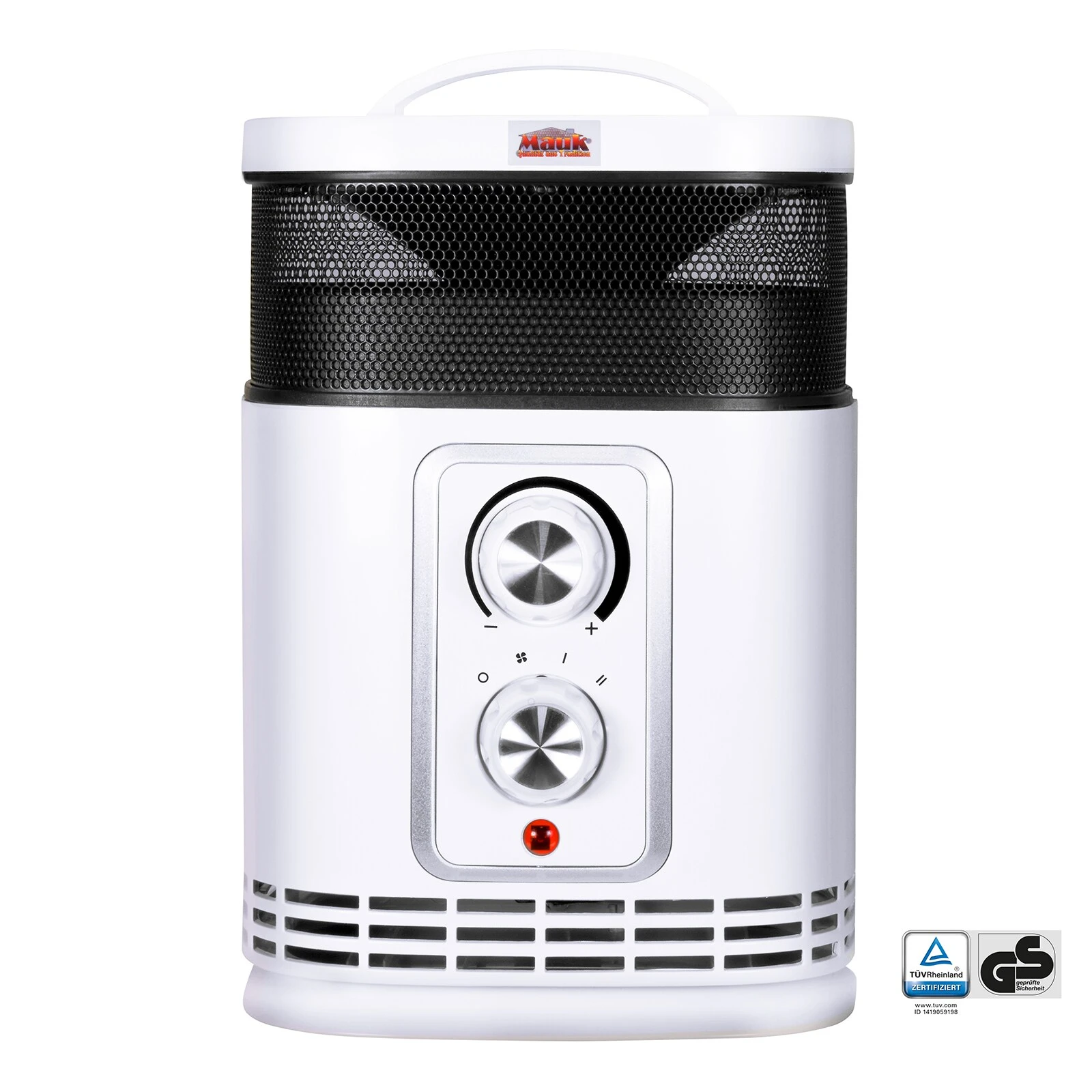 Mauk PTC Keramikheizlüfter 360 Grad 1500W Mit Ventilatorfunktion 2 Mauk PTC Keramikheizlüfter 360 Grad 1500W Mit Ventilatorfunktion – Bild 2