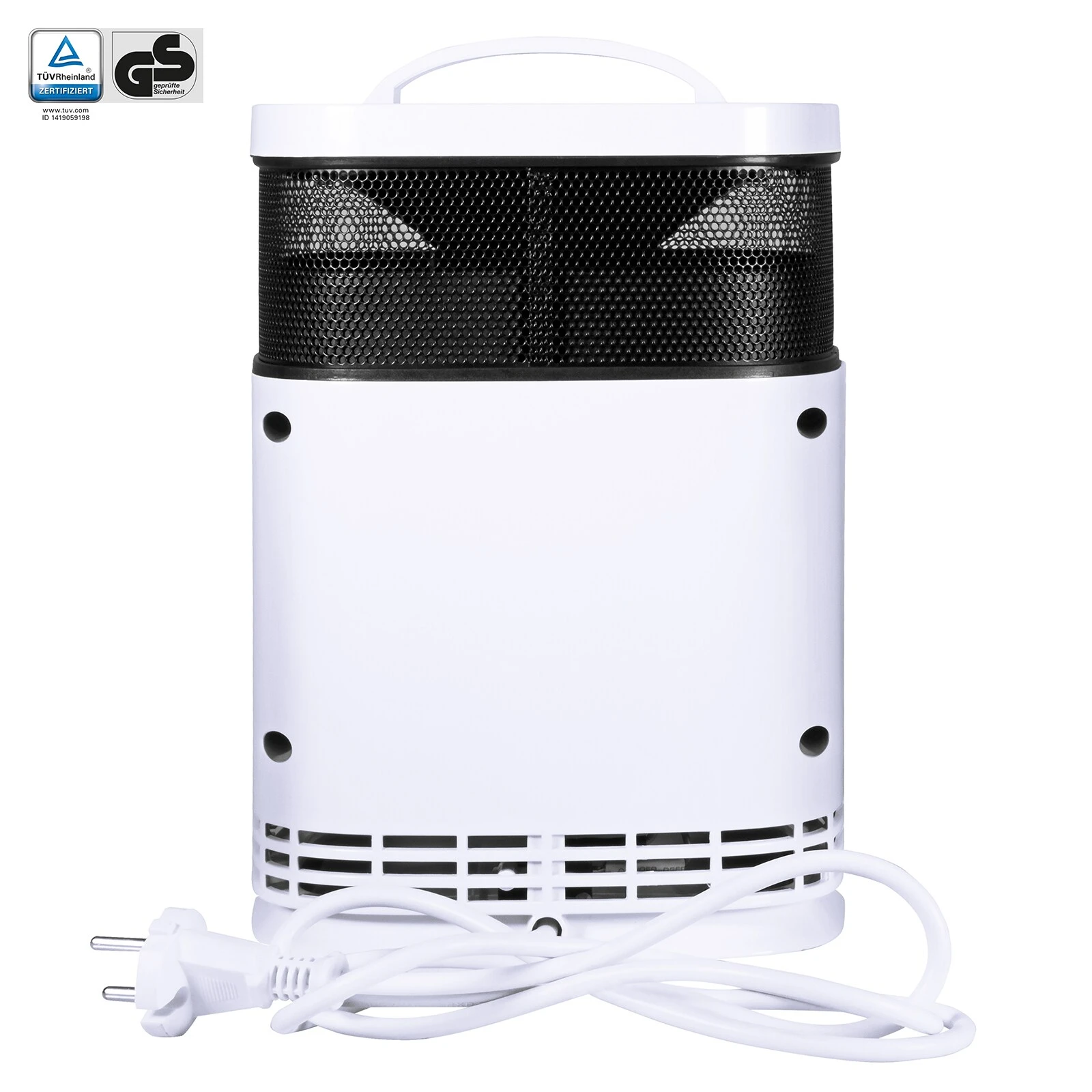 Mauk PTC Keramikheizlüfter 360 Grad 1500W Mit Ventilatorfunktion 4 Mauk PTC Keramikheizlüfter 360 Grad 1500W Mit Ventilatorfunktion – Bild 4