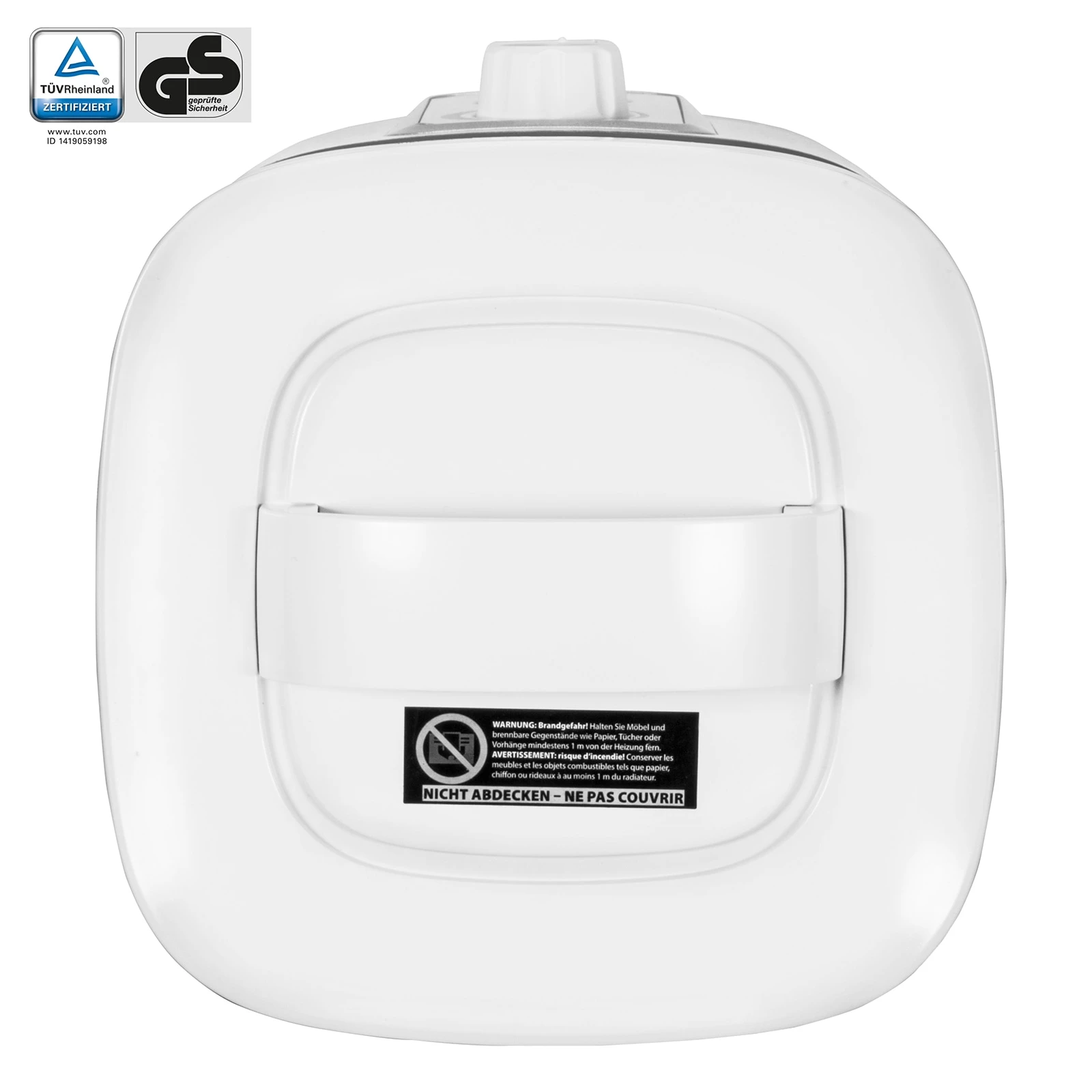 Mauk PTC Keramikheizlüfter 360 Grad 1500W Mit Ventilatorfunktion 5 Mauk PTC Keramikheizlüfter 360 Grad 1500W Mit Ventilatorfunktion – Bild 5