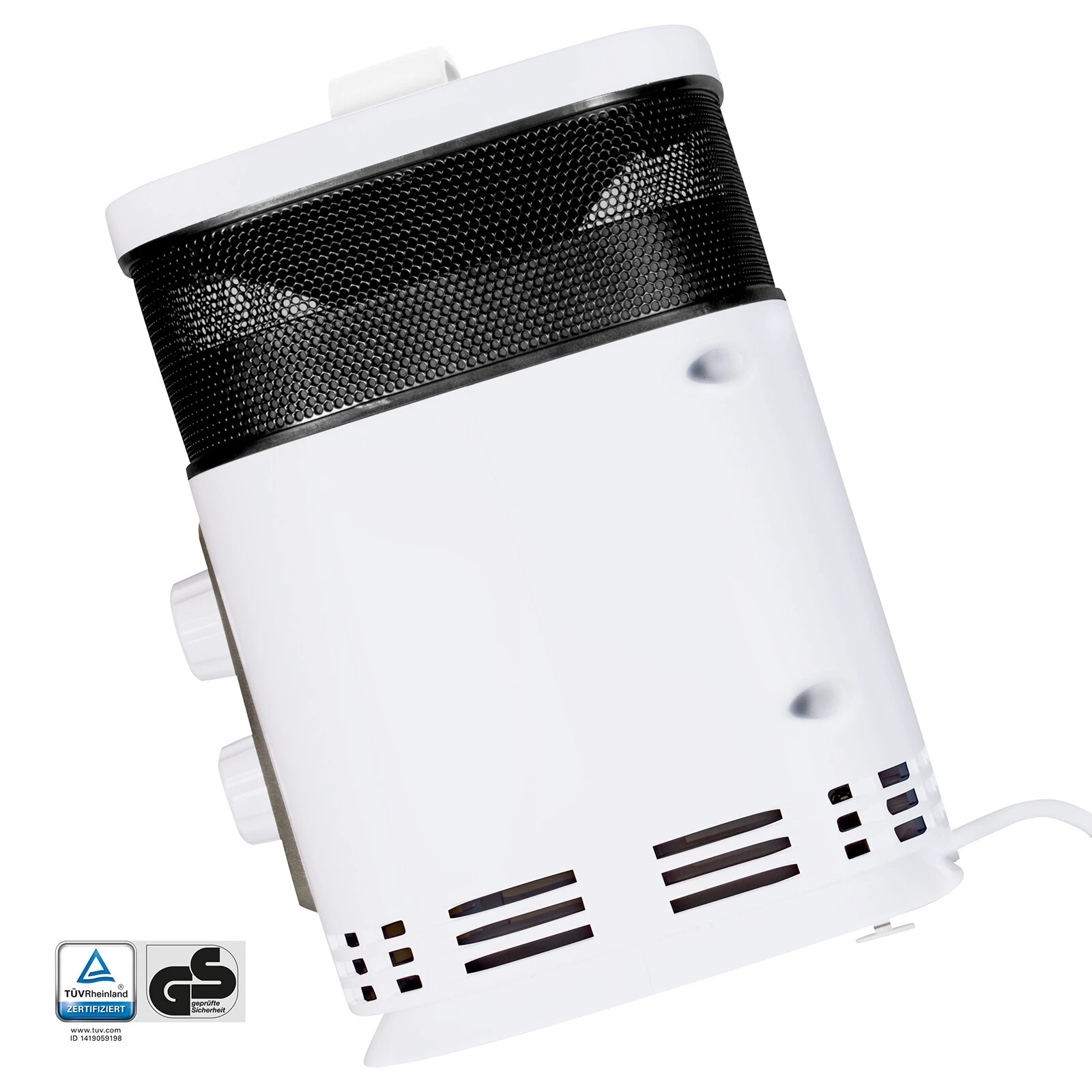 Mauk PTC Keramikheizlüfter 360 Grad 1500W Mit Ventilatorfunktion 6 Mauk PTC Keramikheizlüfter 360 Grad 1500W Mit Ventilatorfunktion – Bild 6