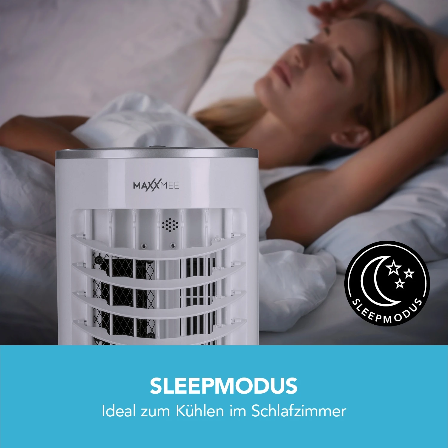 MAXXMEE Luftkühler Mobil 65W Weiß – Bild 3