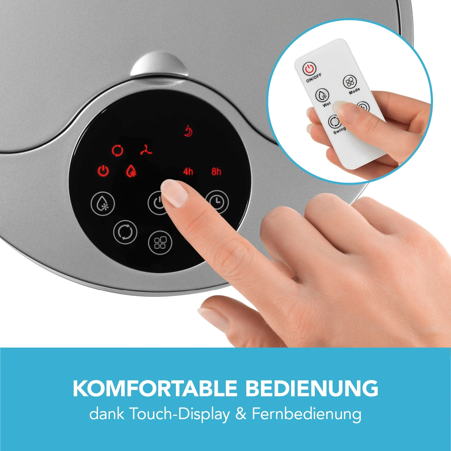 MAXXMEE Luftkühler Mobil 65W Weiß – Bild 4