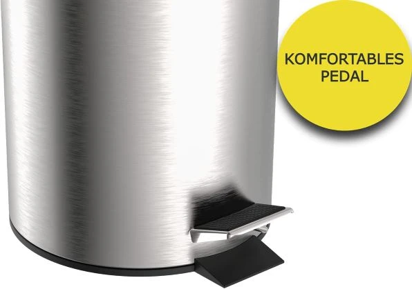 Eisl Kosmetikeimer Bad 3 Liter Mit Absenkautomatik Chrom Matt 2 Eisl Kosmetikeimer Bad 3 Liter Mit Absenkautomatik Chrom Matt – Bild 2