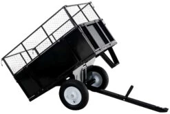 CLP Rasentraktor Kippanhänger Mit 300 KG Tragkraft | Anhängevorrichtung Mit Kippbarer Ladefläche | Anhänger Mit Abklappbaren Seitenwänden -Kessler-Shop 8600246500 161685008 prod 004