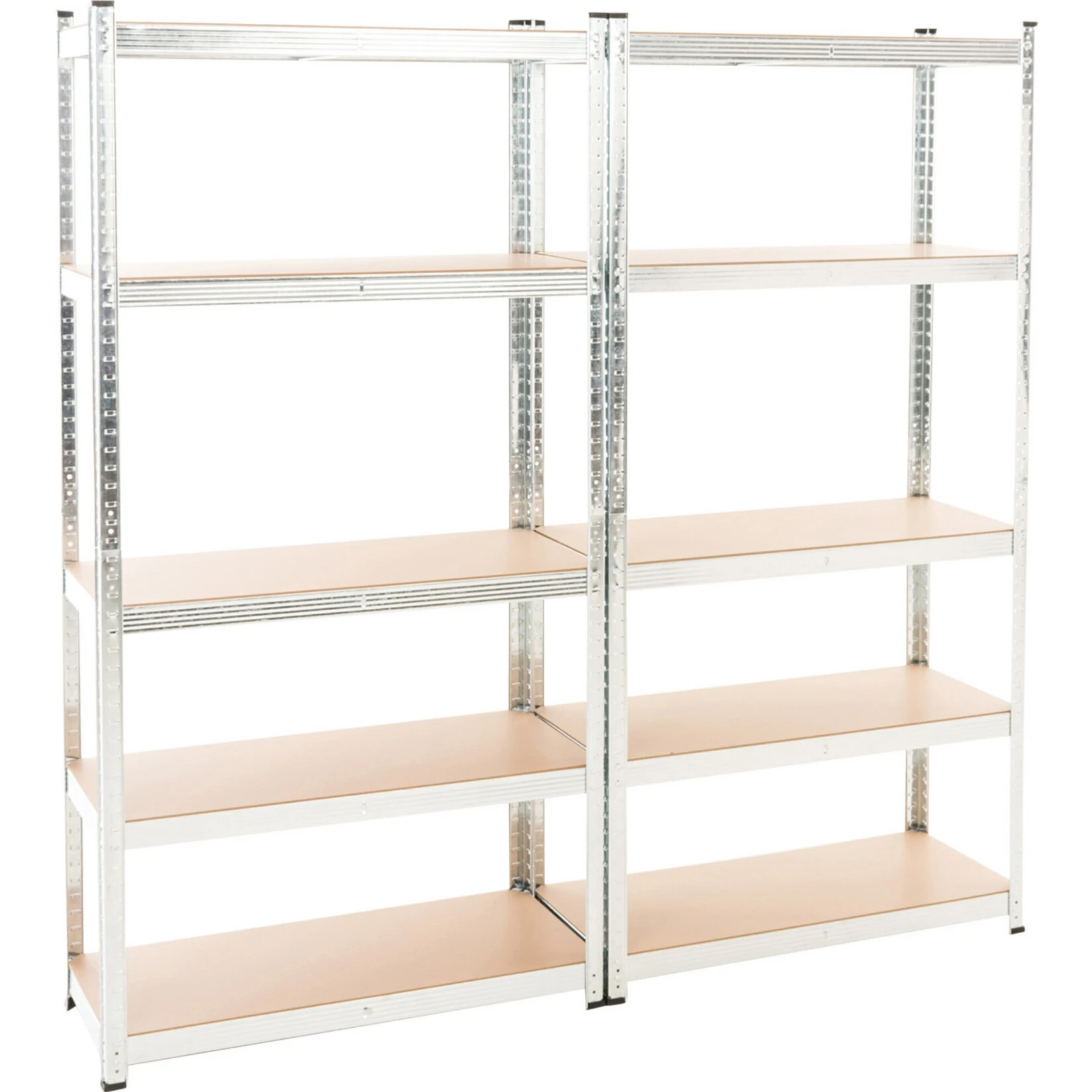 CLP 2er Set Steckregal G 90x40x180 I Schwerlastregal Max. Tragkraft 875 Kg I 2x Lagerregal Verzinkt I Ablagefläche 89 X 39,5 Cm Je Regal 1 CLP 2er Set Steckregal G 90x40x180 I Schwerlastregal Max. Tragkraft 875 Kg I 2x Lagerregal Verzinkt I Ablagefläche 89 X 39,5 Cm Je Regal