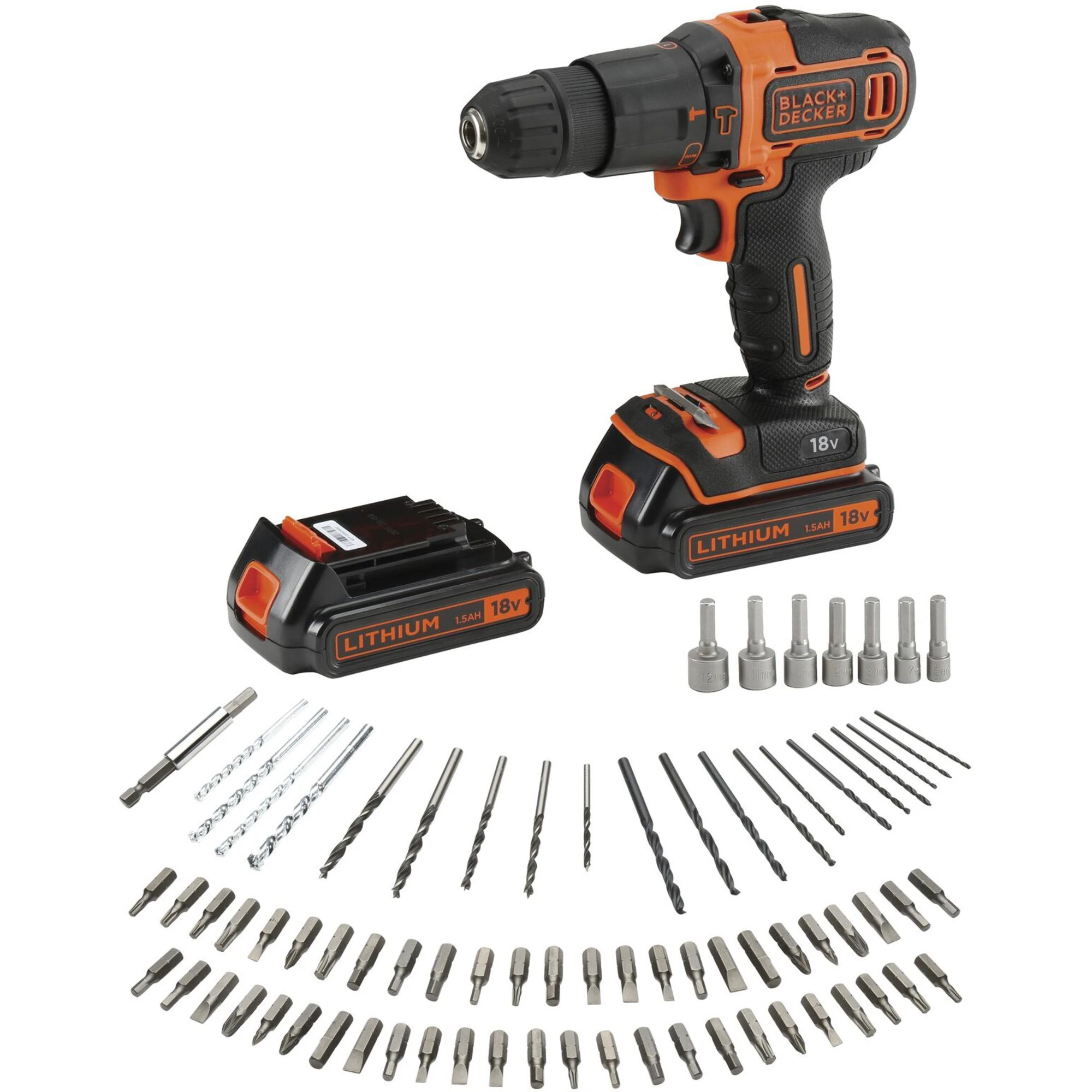 Black & Decker BLACK+DECKER Schlagbohrschrauber Akku-Schlagbohrschrauber BDCHD18BAFC, 18Volt – Bild 2