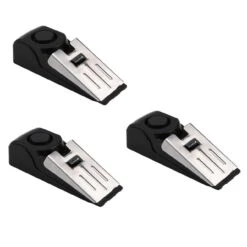 3 Stück OLYMPIA T 300 Alarm-Türstopper Rmit Erschütterungssensor, 100 DB