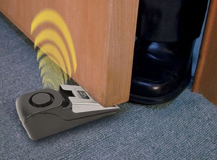 6 Stück OLYMPIA T 300 Alarm-Türstopper Rmit Erschütterungssensor, 100 DB – Bild 3