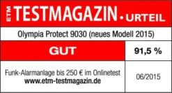 OLYMPIA Protect 9061S Funk Alarmanlage Mit 1 Bewegungsmelder, 5 Tür Fenster/Kontakte Und 2 Fernbedienungen 9 OLYMPIA Protect 9061S Funk Alarmanlage Mit 1 Bewegungsmelder, 5 Tür Fenster/Kontakte Und 2 Fernbedienungen -Kessler-Shop 8600298500 3645 prod 004