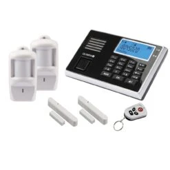 OLYMPIA Protect 9030 Premium Alarmanlagen Set Mit 2 Fenster/Türkontakten Und 2 Bewegungsmeldern