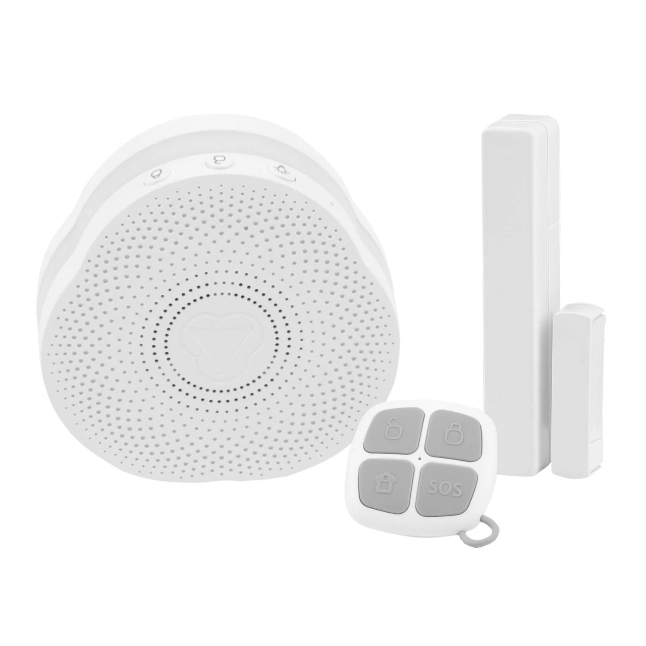 OLYMPIA Alarmanlage Funk Haus Mobiilheim Alarmsystem App-gesteuert Plug&play As302