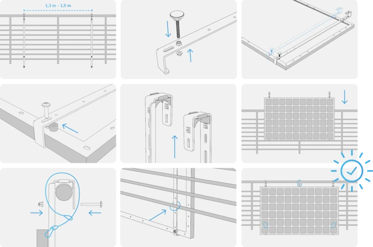 EET Solaranlage LightMate+ Balkon Plug-in Photovoltaik System 600W Schuko-Kabel 4 EET Solaranlage LightMate+ Balkon Plug-in Photovoltaik System 600W Schuko-Kabel – Bild 4