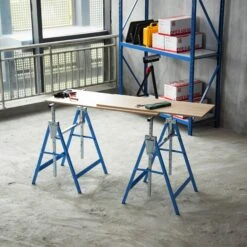 HOMCOM Gerüstbock Im 2er Set 68 X 58 X (80-130) Cm (LxBxH) | Unterstellbock Klappbock Stützbock Paarweise 8 HOMCOM Gerüstbock Im 2er Set 68 X 58 X (80-130) Cm (LxBxH) | Unterstellbock Klappbock Stützbock Paarweise -Kessler-Shop 8600336600 B40 015BU prod 003