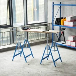HOMCOM Gerüstbock Im 2er Set 68 X 58 X (80-130) Cm (LxBxH) | Unterstellbock Klappbock Stützbock Paarweise 9 HOMCOM Gerüstbock Im 2er Set 68 X 58 X (80-130) Cm (LxBxH) | Unterstellbock Klappbock Stützbock Paarweise -Kessler-Shop 8600336600 B40 015BU prod 004