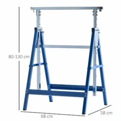 HOMCOM Gerüstbock Im 2er Set 68 X 58 X (80-130) Cm (LxBxH) | Unterstellbock Klappbock Stützbock Paarweise 10 HOMCOM Gerüstbock Im 2er Set 68 X 58 X (80-130) Cm (LxBxH) | Unterstellbock Klappbock Stützbock Paarweise -Kessler-Shop 8600336600 B40 015BU prod 005