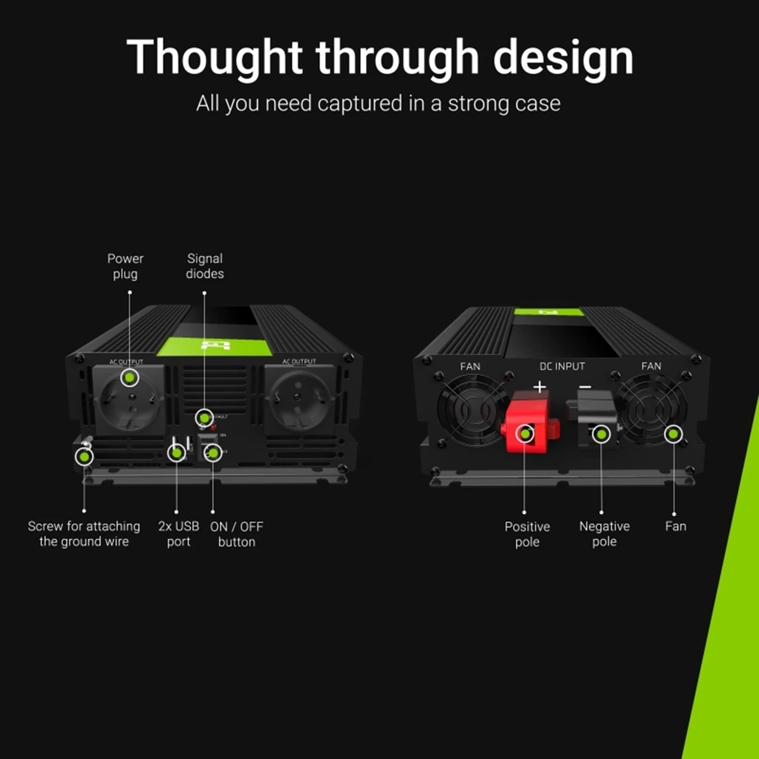 Green Cell Wechselrichter Spannungswandler 3000W/6000W – Bild 6