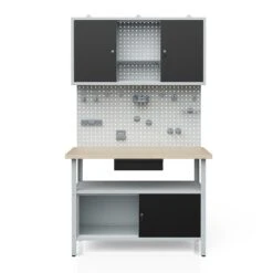 Werkstatteinrichtung Werkbank Werkzeugschrank Lochwand Hängeschrank