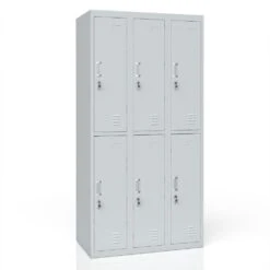 Schließfachschrank Spind Metall Schrank Metallspind Umkleideschrank 6 Fächer -Kessler-Shop 8600343700 19619 prod 003