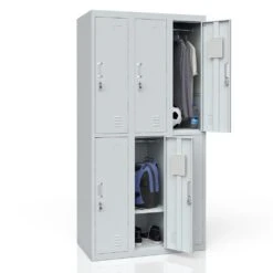 Schließfachschrank Spind Metall Schrank Metallspind Umkleideschrank 6 Fächer -Kessler-Shop 8600343700 19619 prod 006