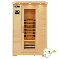 Artsauna Infrarotkabine Wärmekabine Oslo Mit Keramikstrahlern & Hemlockholz