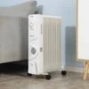 MutuTec Ölradiator / Elektroheizung 9 Rippen 2000W - Weiß