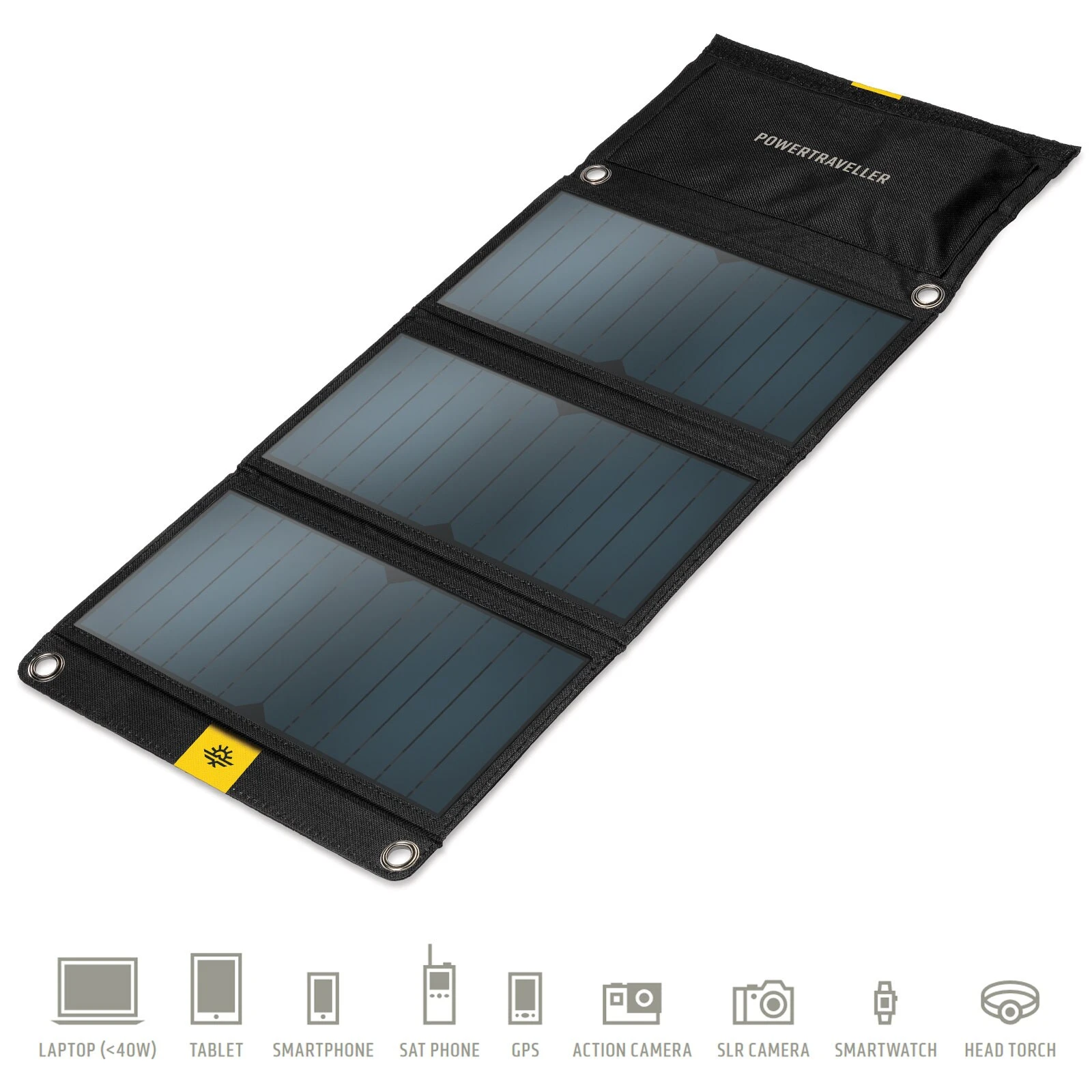 POWERTRAVELLER Solarpanel Falcon 21 W Outdoor Ladegerät 5/20V USB Faltbar 2Ports 2 POWERTRAVELLER Solarpanel Falcon 21 W Outdoor Ladegerät 5/20V USB Faltbar 2Ports – Bild 2