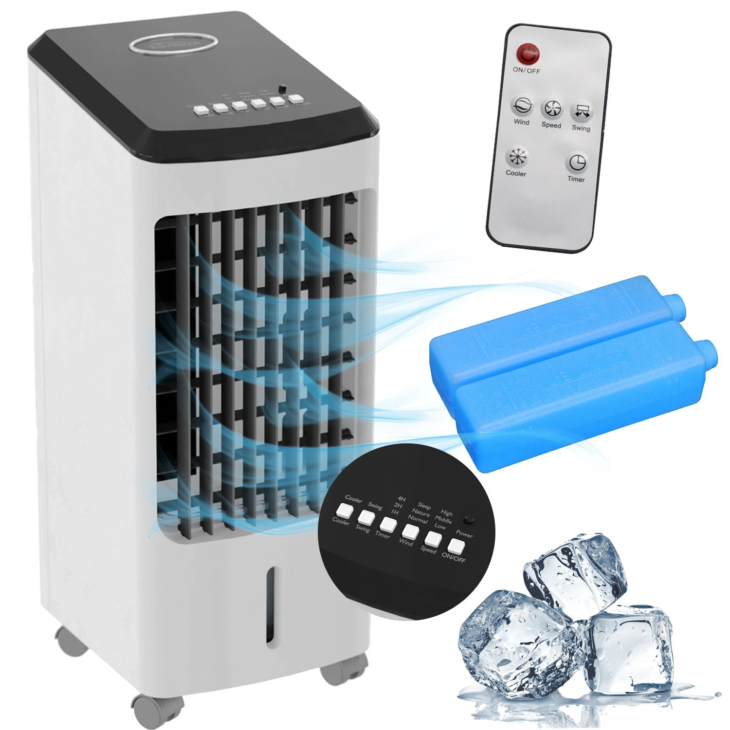 TroniTechnik Mobiles Klimagerät 4in1 Klimaanlage Luftkühler LK03 Ventilator, Inkl. Fernbedienung Und Filter 1 TroniTechnik Mobiles Klimagerät 4in1 Klimaanlage Luftkühler LK03 Ventilator, Inkl. Fernbedienung Und Filter