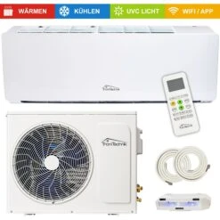 TroniTechnik Reykir Split Inverter Klimagerät Klimaanlage UV-C, Inkl. Heizfunktion -Kessler-Shop 8600355400 4607 prod 003