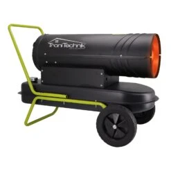 TroniTechnik TT-HK-242 Heizkanone Dieselkanone Heizlüfter 20kW Mit Handgriff, Rohrrahmen Und Rädern