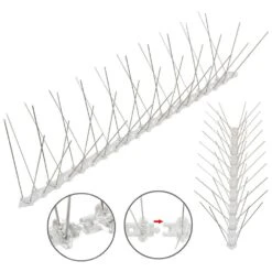 Yaheetech Taubenspikes 10 STK Edelstahl Taubenabwehr 50cm Vogelschutz Vogelabwehr Vogelschreck 9 Yaheetech Taubenspikes 10 STK Edelstahl Taubenabwehr 50cm Vogelschutz Vogelabwehr Vogelschreck -Kessler-Shop 8600357600 A141 141 prod 002 1