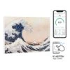 Wonderwall Air Art Smart Infrarotheizung 80x60cm 500W Wandmontage Welle