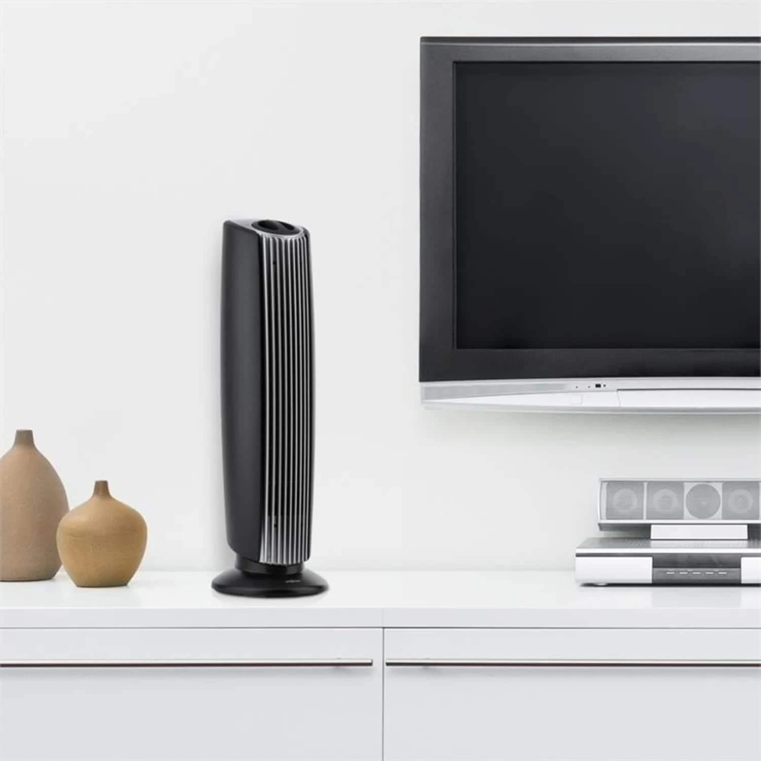 St. Oberholz XL 3in1 Luftreiniger Ionisator Ozon 18" Schwarz/silber 2 St. Oberholz XL 3in1 Luftreiniger Ionisator Ozon 18" Schwarz/silber – Bild 2