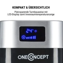 Hightower 2G Säulenventilator Turmventilator | 42 W | Oszillation 45° | 1.807 M³/h | Timer | 3 Modi | LED-Display | Temperaturanzeige | Fernbedienung -Kessler-Shop 8600359300 4145 prod 003