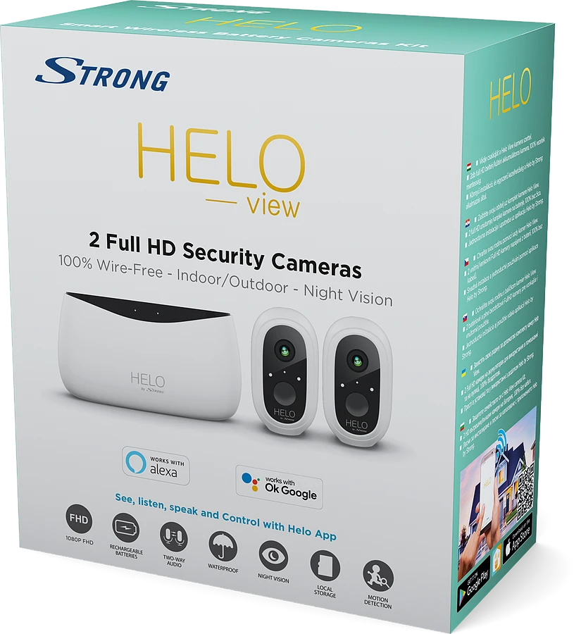 STRONG Helo View In- & Outdoor Überwachungskamera-Set Full-HD IP65 Wi-Fi 5 STRONG Helo View In- & Outdoor Überwachungskamera-Set Full-HD IP65 Wi-Fi – Bild 5